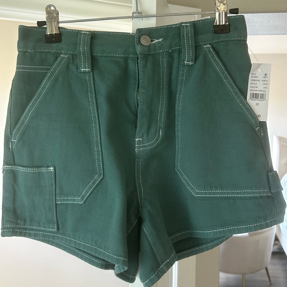 Women's Green PacSun Cargo shorts size 25
